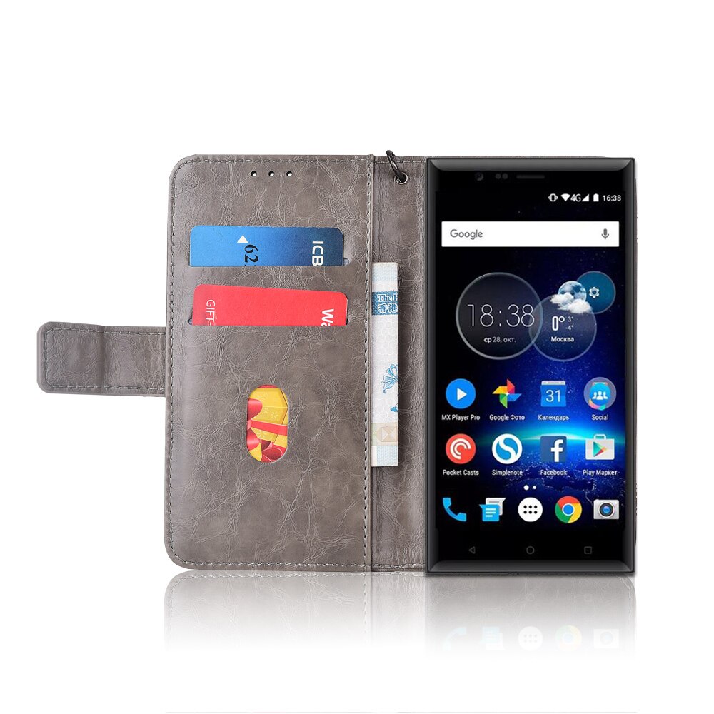 Flip Leather Case For Highscreen Boost 3 Fundas Printed Flower 100% Special wallet stand case with Strap