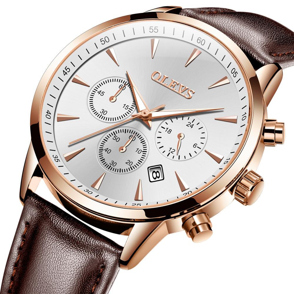 Heren Horloges Top Brand Luxe Mannen Horloge Luxe Horloge Heren Horloges Gouden Horloge Mannen Horloges Ice Out Horloge 18K Gouden Horloges Voor Mannen: WHITE