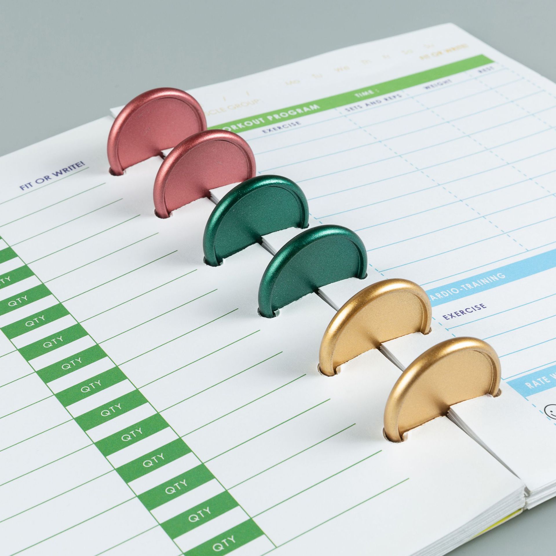 50pcs Planner Ring Binder Plastic Ring Mushroom Planner Mushroom Hole Binders Chest Binder Discbound Planner Ring Binder