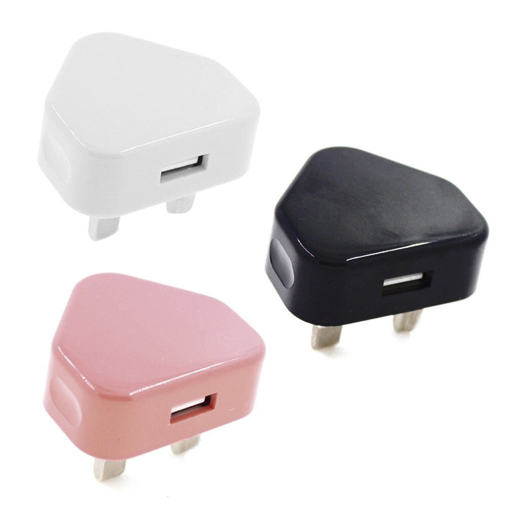 UK Plug 3 Pin USB Plug Adapter Charger Power Plug Wall Socket USB Ports For Phones Tablets Chargeable Devices For Travel Home