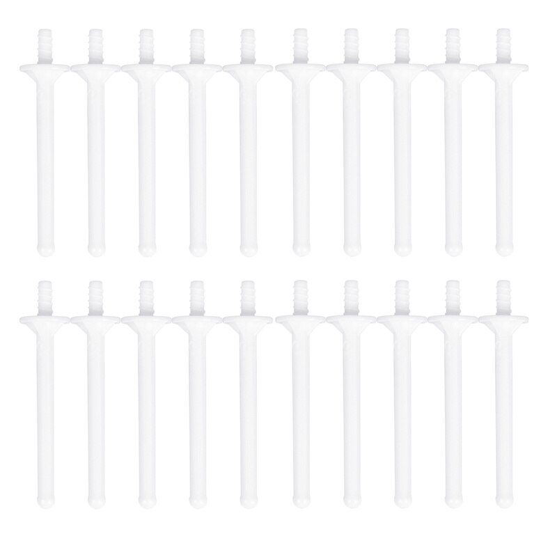 Wax Stok Plastic Multi-Functionele Uitstrijkje Neus Ontharing Gereedschap Waxen Hout Sticks Houten Professionele Ontharing Accessoires: 20PCS
