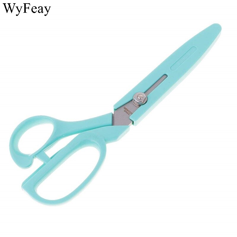 1Pcs Green With Cover High Carbon Stainless Steel Sewing Scissors Steel Tailor Scissors Dressmaking Fabric Shears