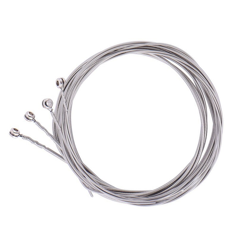 4 Pcs Stainless Steel Bass Strings Bass Guitar Par... – Grandado