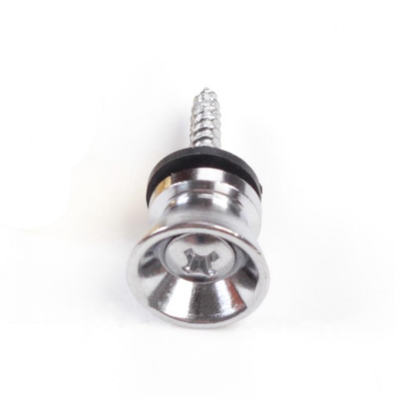 1 PC Guitar Strap Pin Gold / Silver / Black End Pin for Acoustic / Classical / Electric Guitar Bass Ukulele: Silver