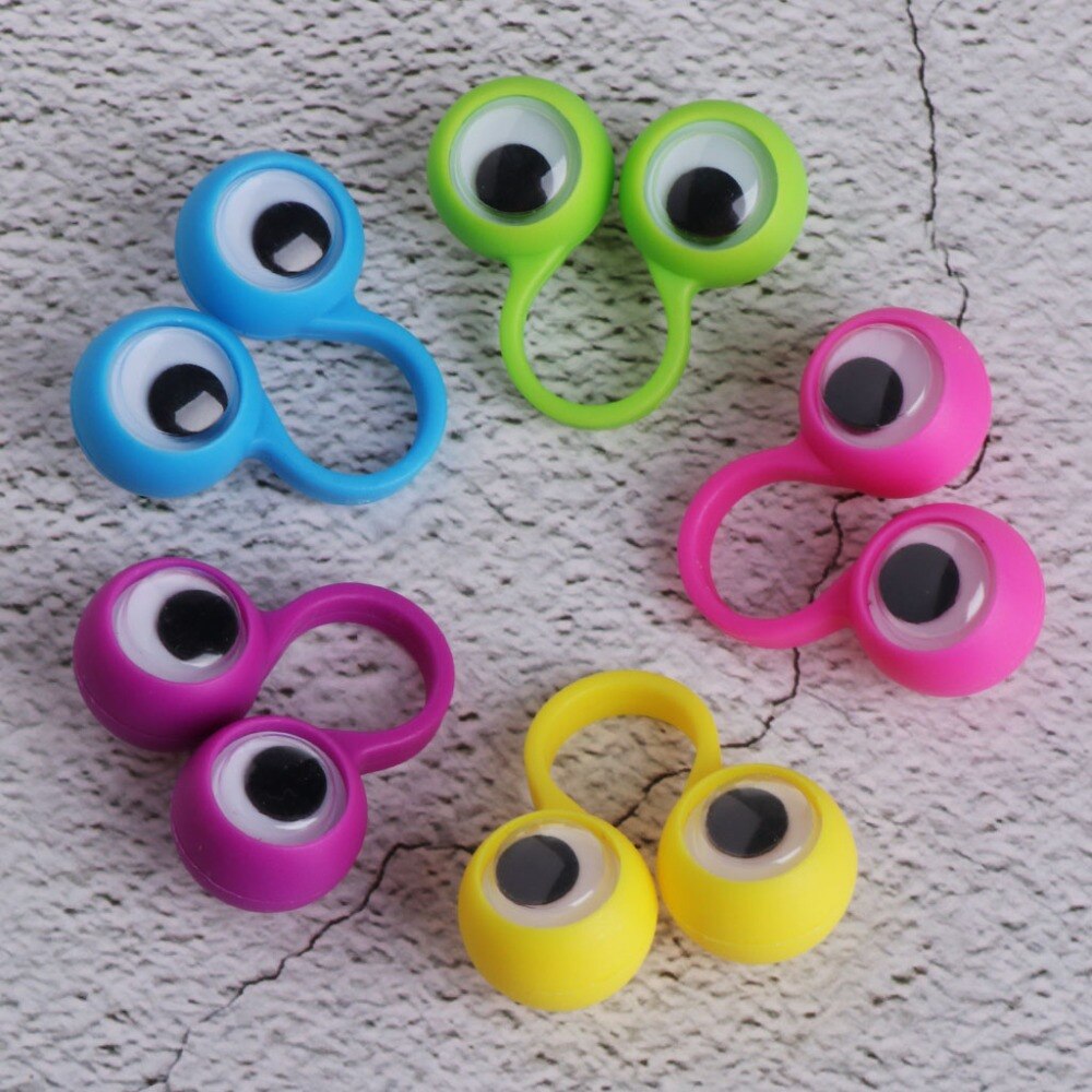 Finger Activity Size Eye Ring Can Be Fitted With Small Toys Small