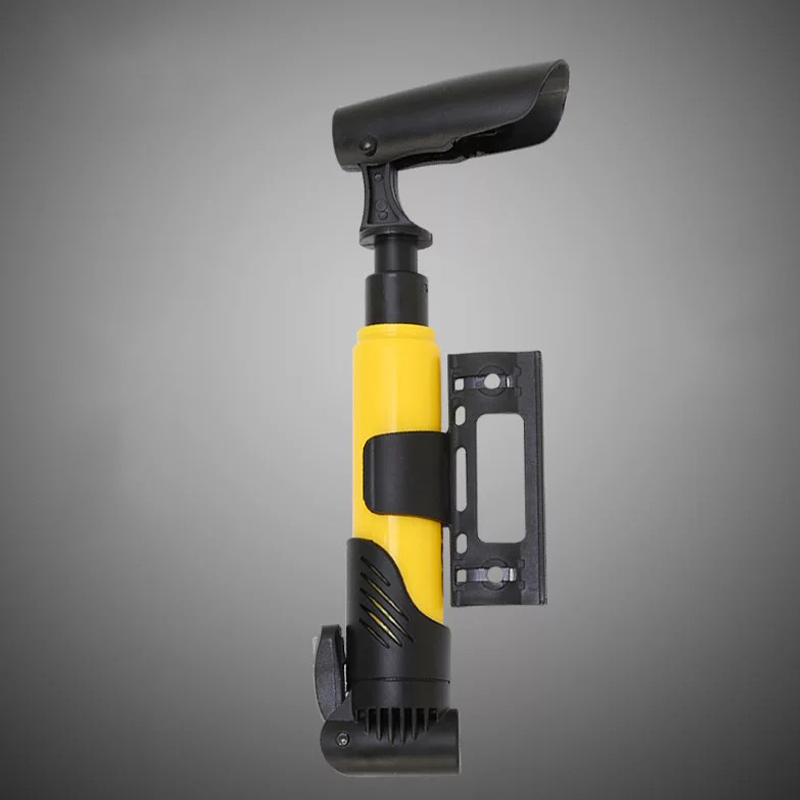 Minibomba de mano para bicicleta, inflador de aire de neumático, válvula Schrader Presta, manguera de aguja de bola, accesorios portátiles para bicicleta de montaña, Universal,: E Style yellow