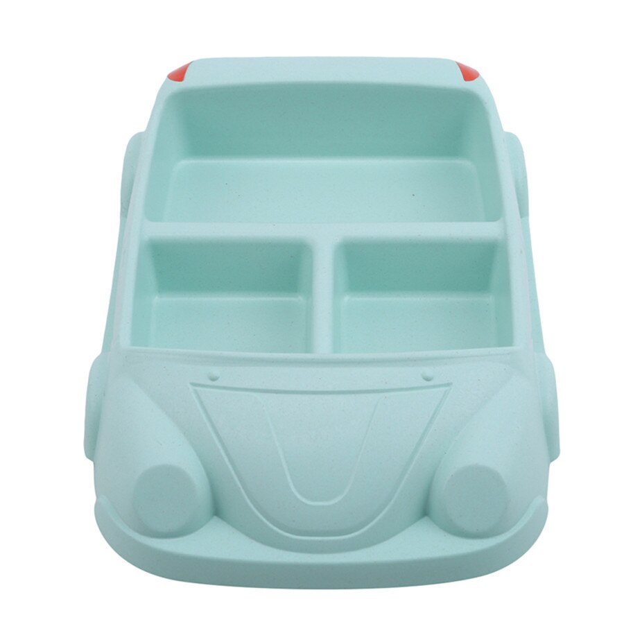 Vaisselle pour enfants en bas âge, écologique, saine, en fibre de bambou, assiette pour bébé, vaisselle de dessin animé pour enfants et tout-petits: Vert