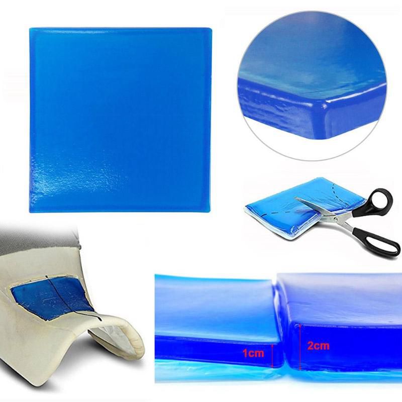Motorrad Sitz Gel Pad Komfortable Weiche Kissen Dämpfung matt Blau Motorrad Sitzkissen Absorption Matten Neue