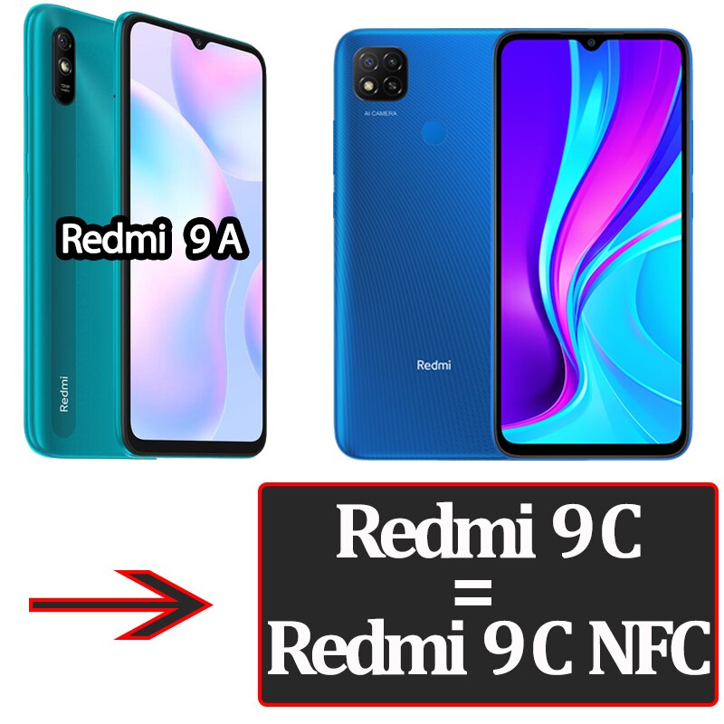 6.53 ''Redmi 9C NFC 9A etui na telefony silikonowe pełne pokrycie zderzak Xiaomi Redmi9C mobilna anty-zaszokować pokrywa wyczyść etui dla Redmi 9 C