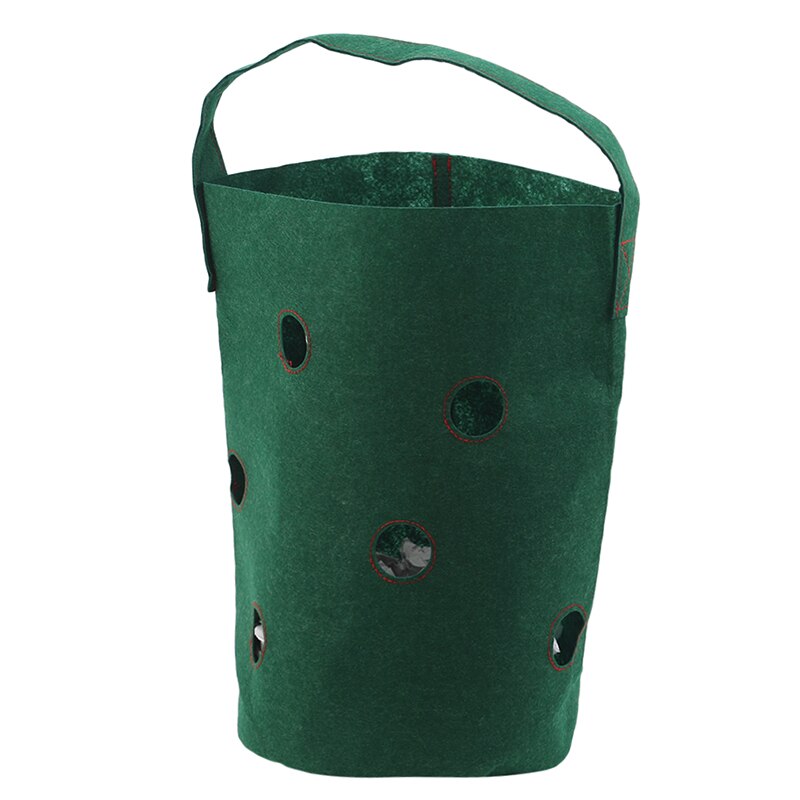 Tuin Outdoor Planten Grow Bag Aardbei Verticale Bloem Kruid Pouch Wortel Ademend Groente Ronde Herbruikbare Pot Planter