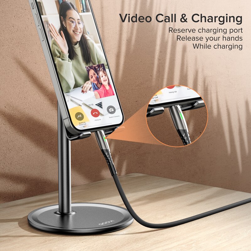 Support de téléphone intelligent et tablette pour bureau, idéale pour l'iPhone 12 Pro Max Mini,