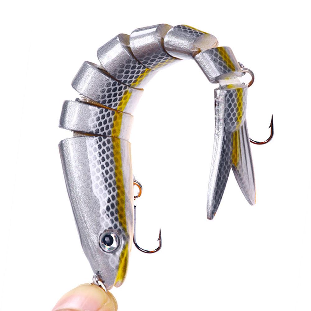 13cm 18g Multi Jointed Swimbait Fishing Lures Sinking Hard Bait Crankbait Wobbler For Pike Bass Musky Tackle