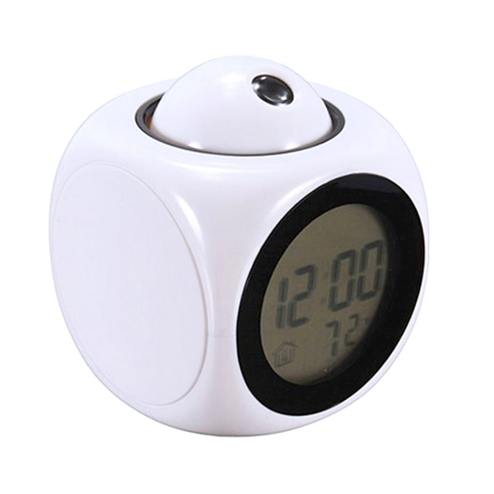 Multifunktionale Projektion Bericht Uhr LED Lampe Projektion Wecker Stimme Bericht Uhr Projektion Uhr: Uhr nur