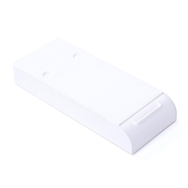Under Desk Storage Rack Adhesive Organizer Shelf Box for School Home Office Drawer Pencil Tray Self UY8: White