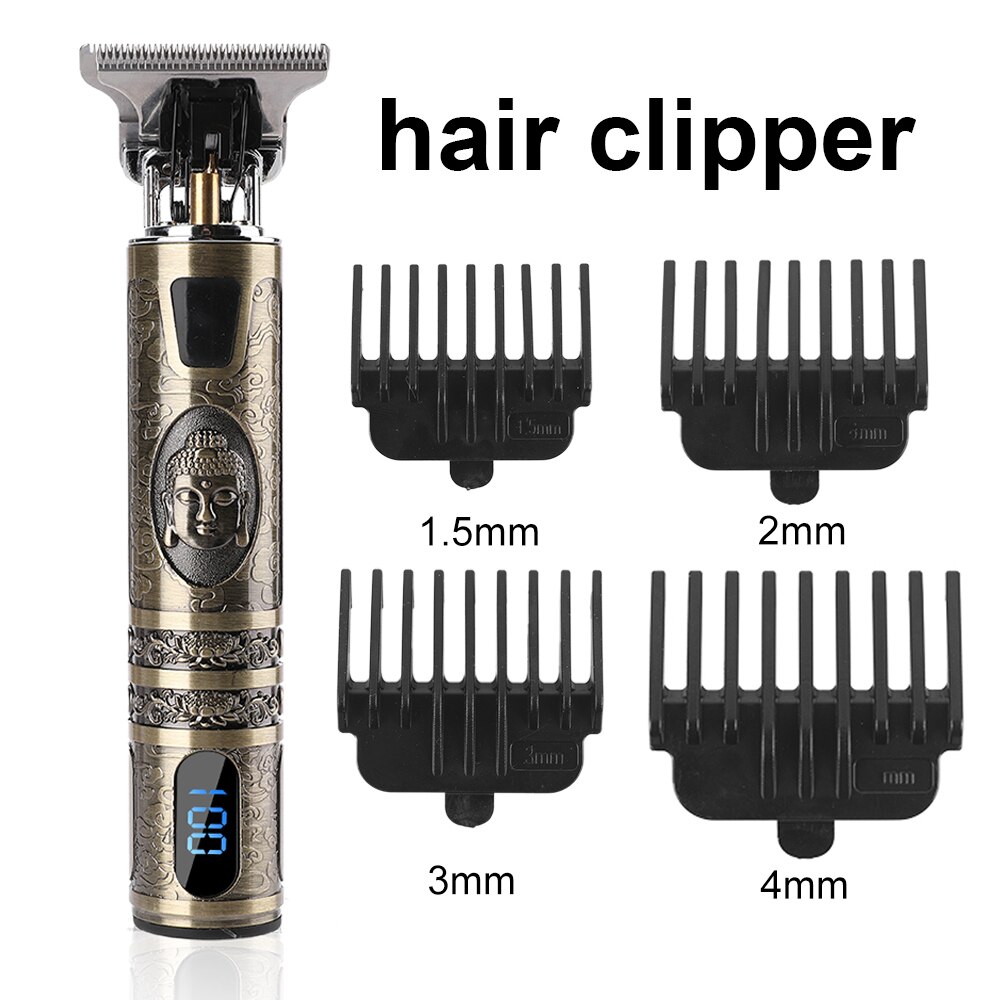 Electric Hair Clipper Recharge Shaver Beard Trimmer Men Hair Cutting Machine Beard Barber Hair Cutter Cordless Hair Razor