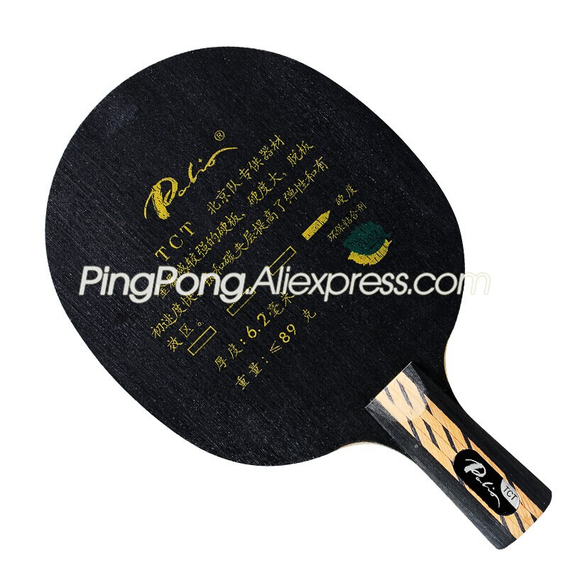 Palio TCT-Pala de tenis de mesa, raqueta de PALIO, palo de Ping Pong, 9 capas de carbono y titanio