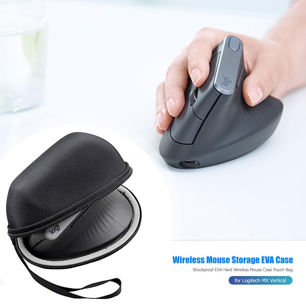 Shockproof EVA Hard Wireless Mouse Storage Case Travel Portable Protective Pouch Bag for Logitech MX Vertical ergonomic mouse