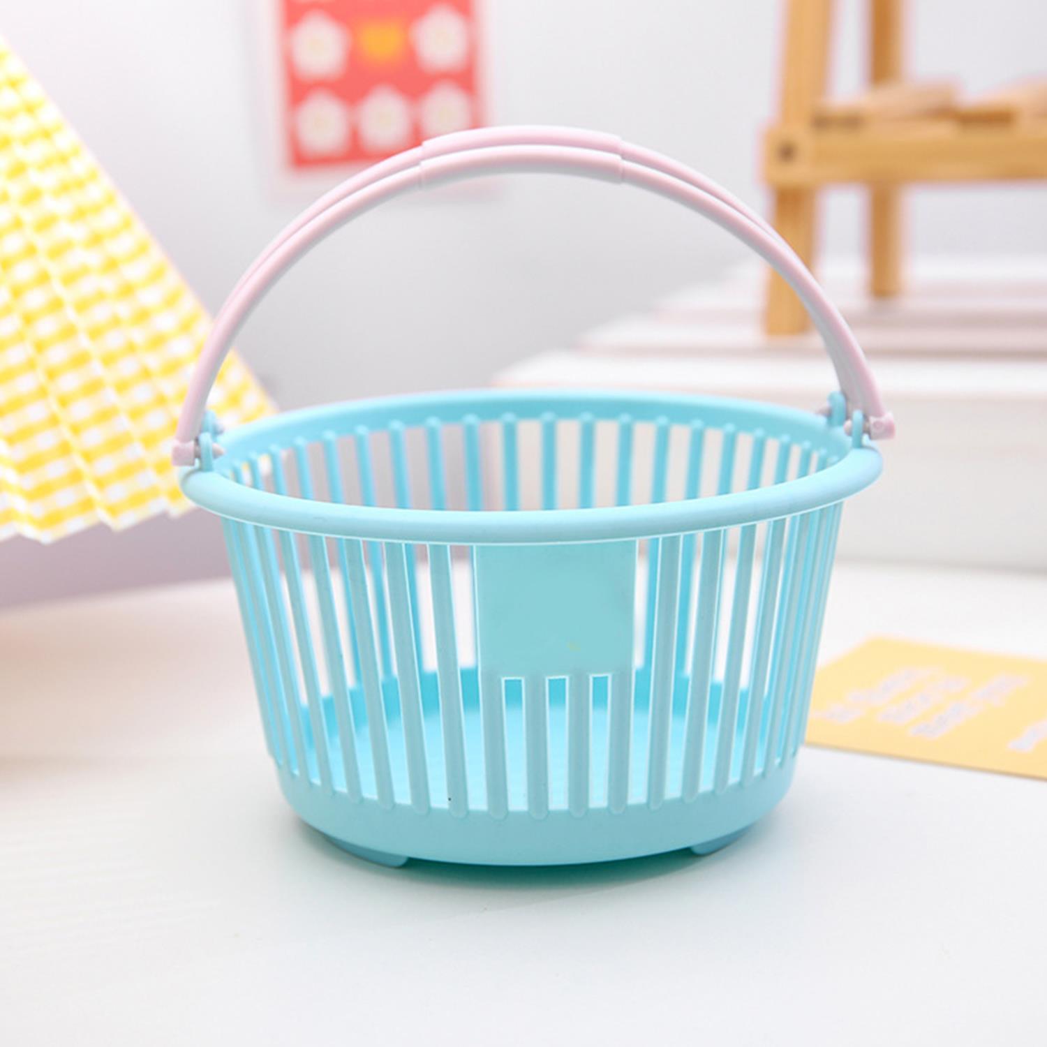 Panier de courses pour enfants, panier d'épicerie avec poignées, petits paniers de courses au détail pour de fête, organisateur de cuisine, panier à linge