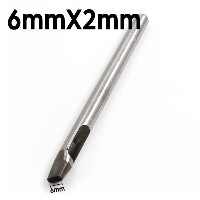 Leder Elliptischen Loch Punch Oval Winkel Abstand Gürtel Stanzen Werkzeuge DIY Handwerk Leder Puncher Loch Bohren Werkzeug Kunststoff Werkzeuge