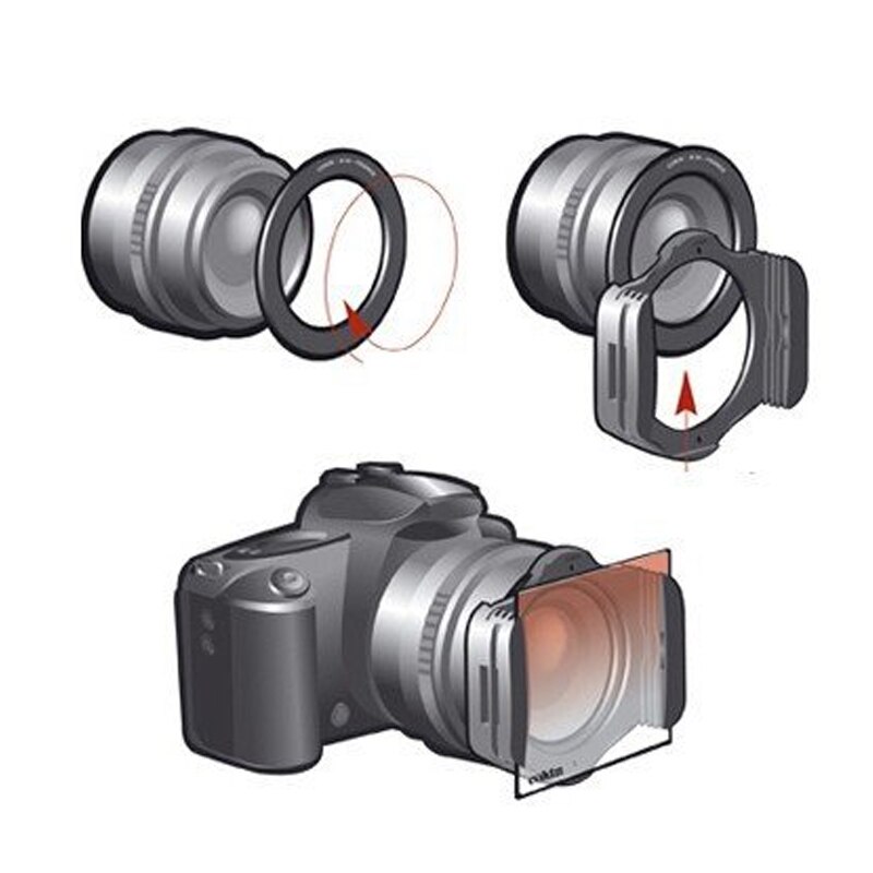 24 platz Farbe Filter volle farbe Filter + Absolvierte farbe Filer für Cokin P + + Verfolgung nummer