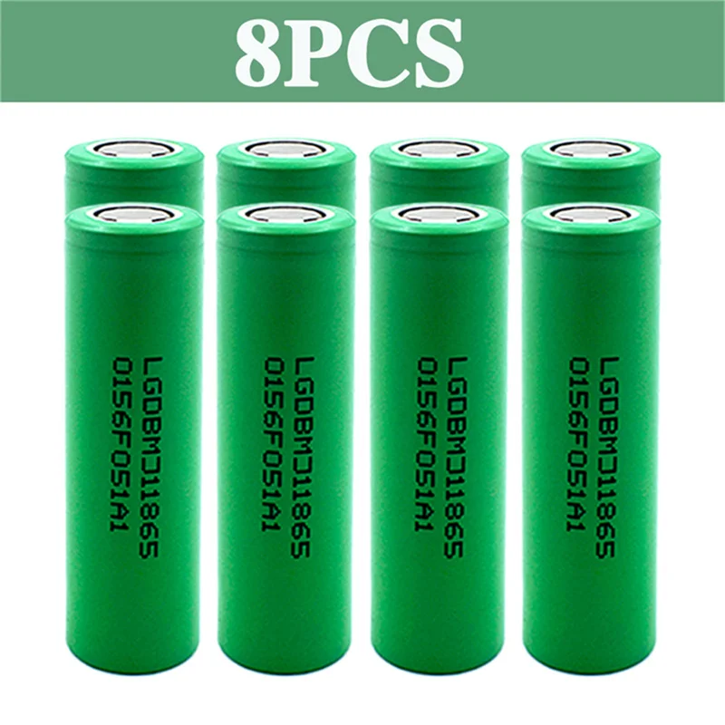18650 lithium battery 3500mAh 3.7v 25A INR18650 MJ1 high power power tool battery 18650 rechargeable battery+Charger: Lavender