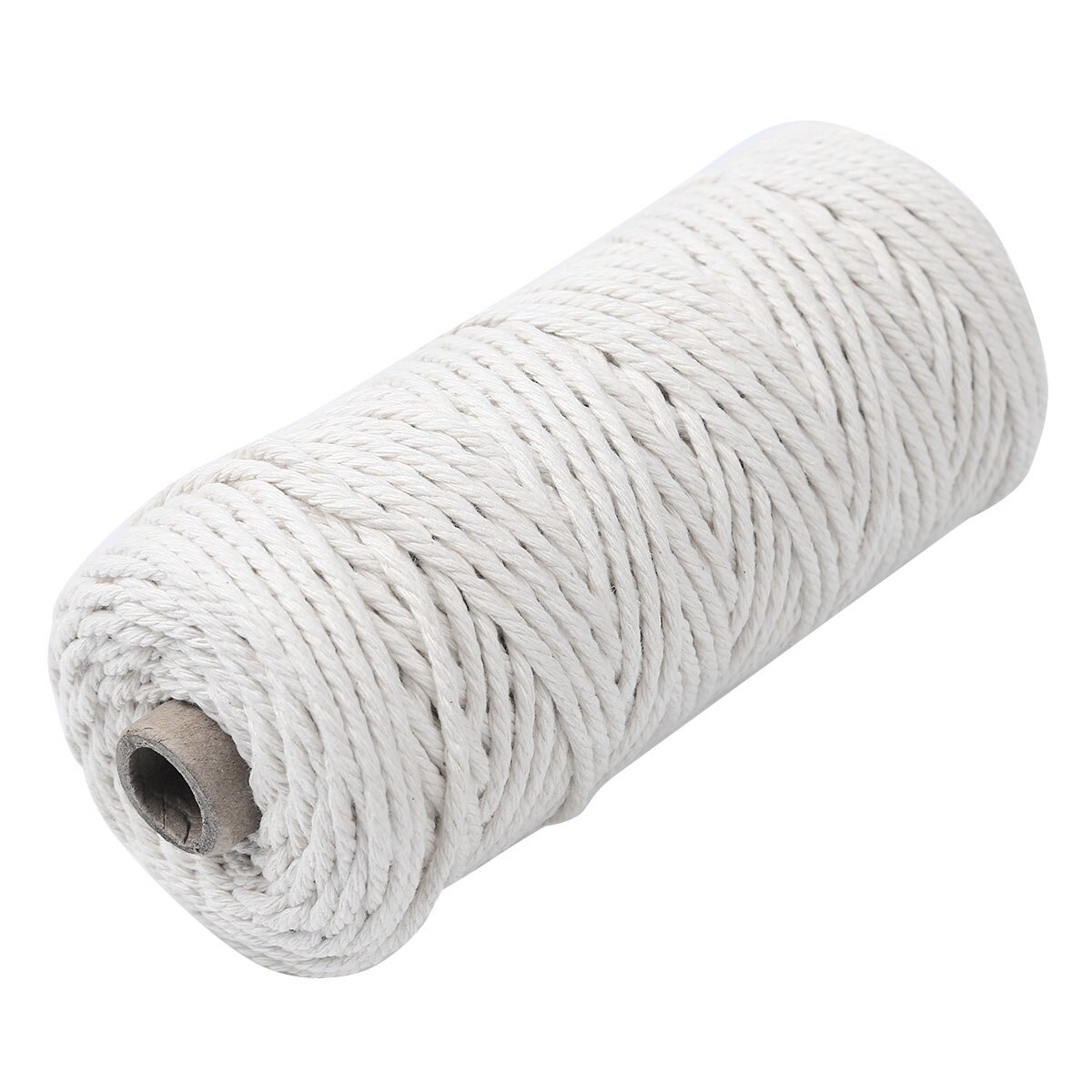 Natural 4 Strand Twisted Thread Macrame Cotton Cord DIY Knitting Sewing Spool Wall Hanging Rope Plant Hangers Drawstrings Crafts