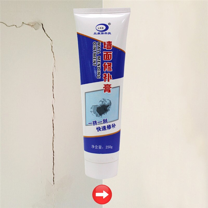 Wall repair plaster Magic White Latex Paint Wall Repair Cream Household Hole Disappear Waterproof #4D23