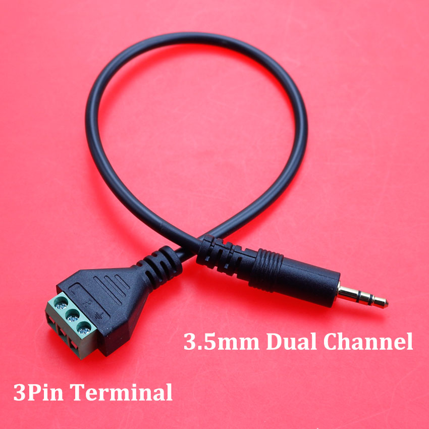 3.5mm Mono Stereo Micro Mini USB 2.0 Type-C Male to 5 Pin Female Bolt Screw Connector with Shield Terminal Plug Adapter Cable: Dark Grey