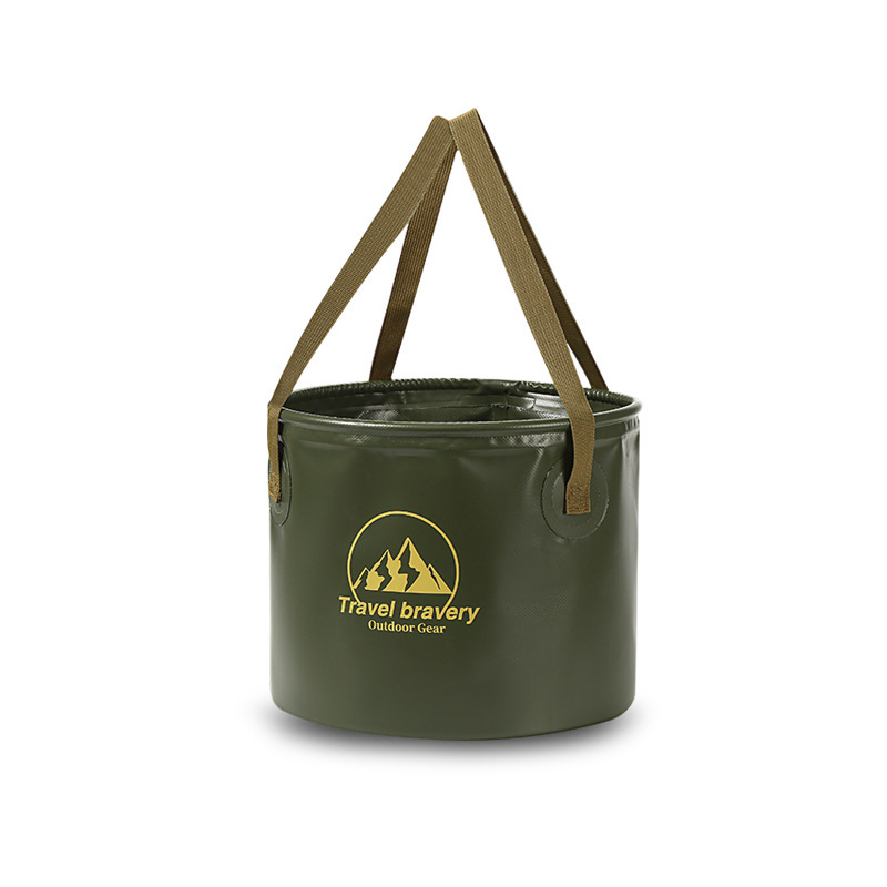 Large Capacity Collapsible Water Bucket Portable Foldable with Carry Handle Essential Camping Gear for Water Storage Transport