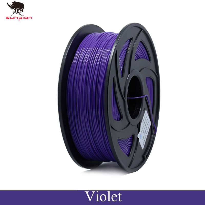 PLA 3D Printer Filament 1.75mm PLA 1.75 Filament 24 Colors White Dimensional Accuracy +/- 0.05 mm, 1kg / Spool: Purple