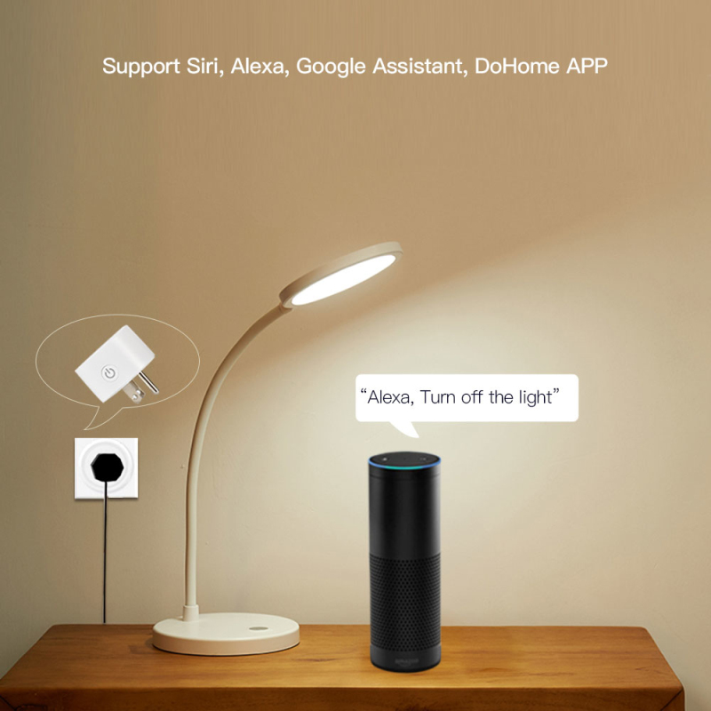 Aubess Wifi Smart Socket Smart Timer 10A US Plug Dohome APP Remote Control Smart Home Voice Control For Siri Alexa Google Home