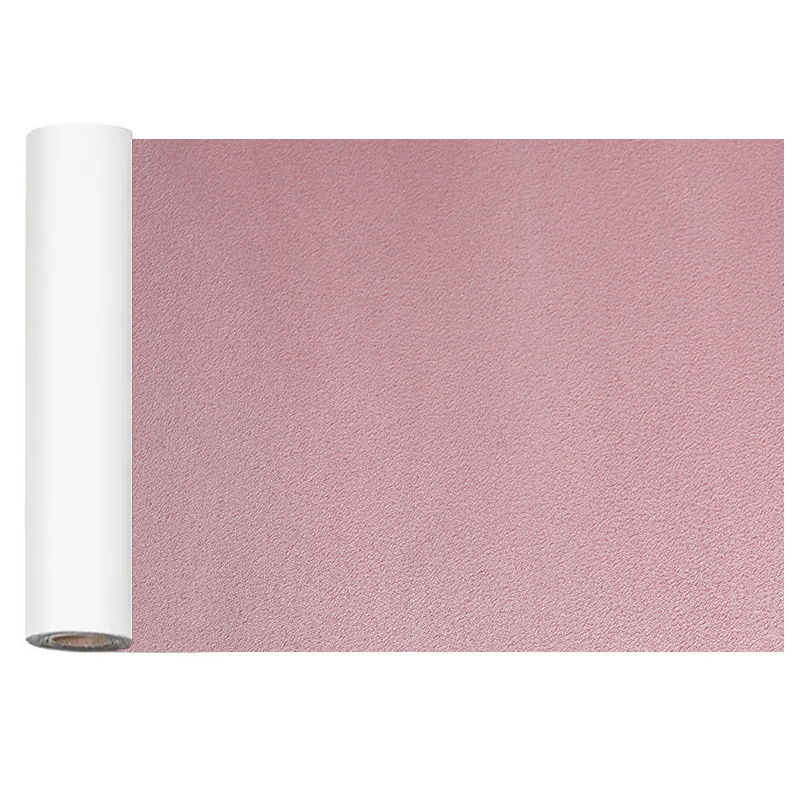 Fluwelen zelfklevende alcantara folie rol voor auto-interieur aanpassing, bankreparatie, sieradendoos decoratie, suède sticker 50 x 140cm: Paars