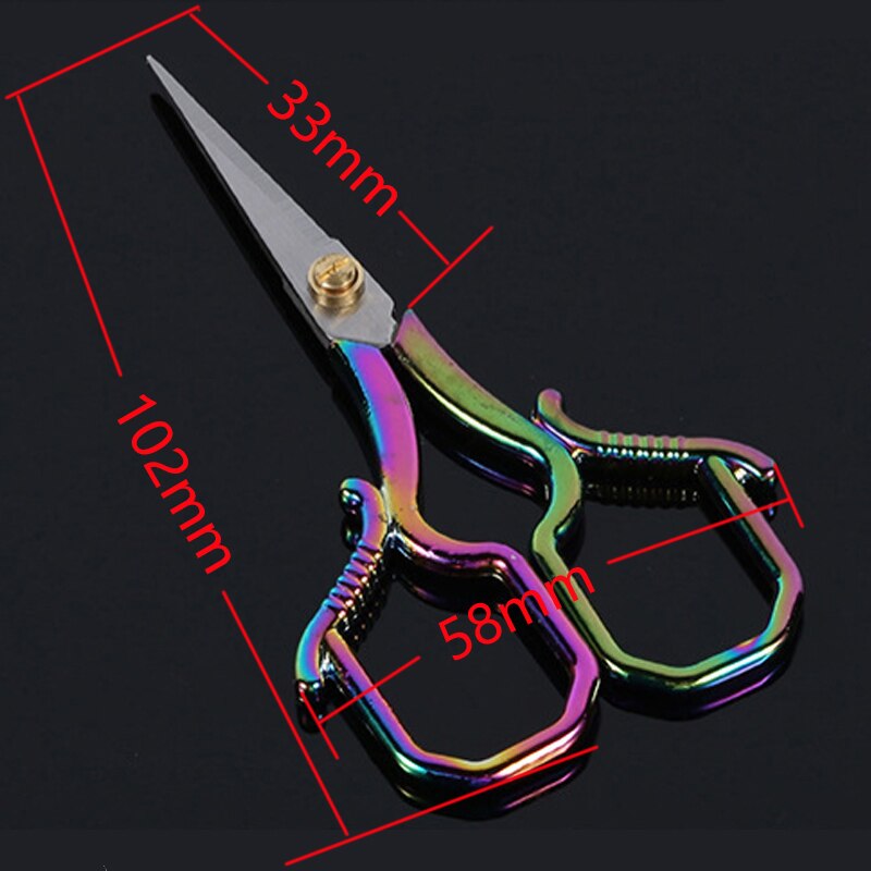 Gold Sewing Embroidery Scissor Fabric Art Cross Ha... – Grandado
