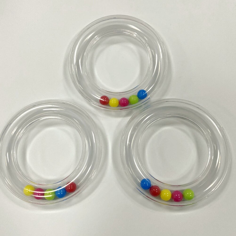 Hochet en plastique pour bébé, 4 pièces, anneau de sucette, DIY, accessoires