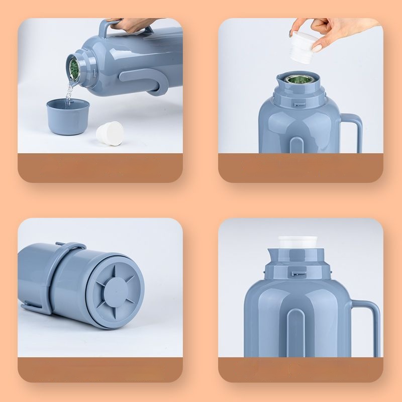 GIANXI botella termo al vacío de gran capacidad para mantener la vejiga interior de vidrio de la botella termo de té y café del hogar