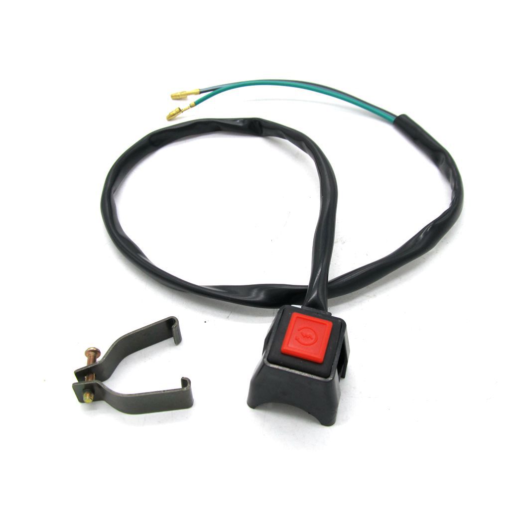 Kill switch-knap til dirtbike quad atv dual sports motorcykel starthorndel