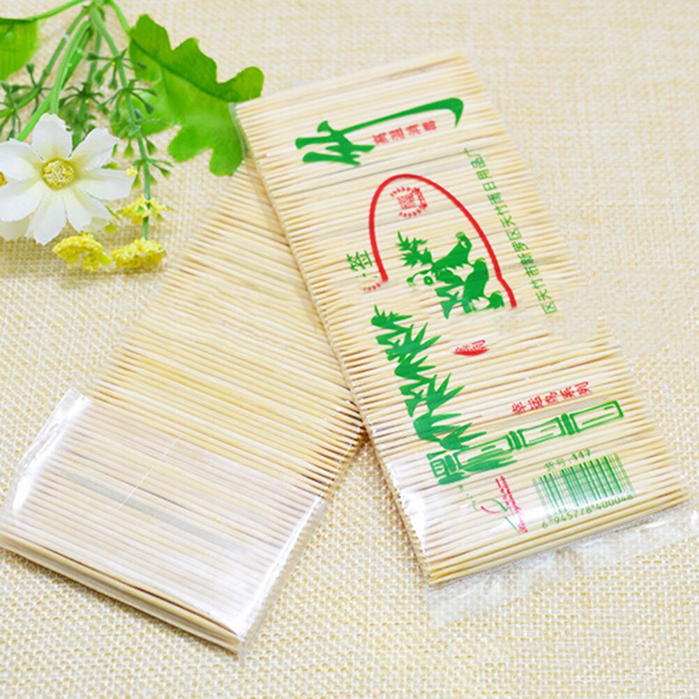 1 Bag Bamboo Toothpicks Oral Wooden Tooth Pick Car... – Grandado