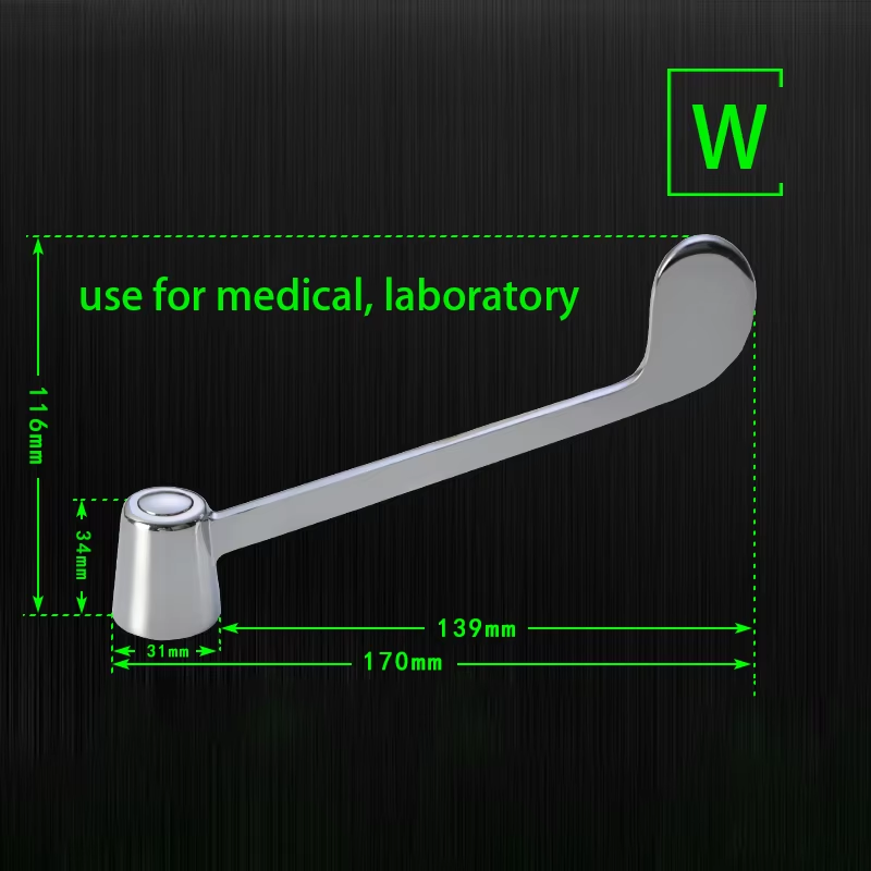 Cold Faucet Switch Handle Kitchen Bathroom Accessories Chrome Plated Shower Basin Handwheel Mixer Tap Spool Repair Parts: Red