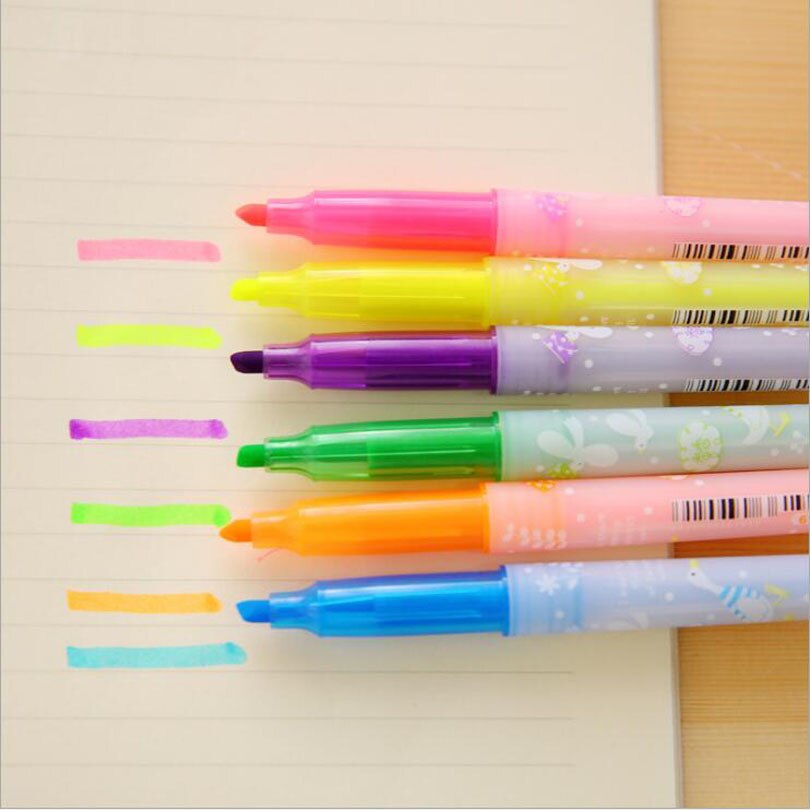 Japan slik farve blækfri tuscher pen highlighter album scrapbog gør-det-selv papirvarer skoleartikler  g082