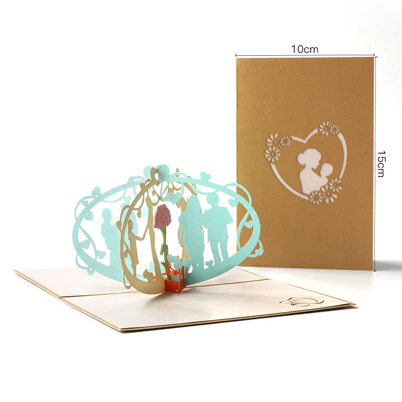 3D Mothers Day Pops Up Cards Beautiful Flowers Card Anniversary Card Thank Greeting Card For Mother F2