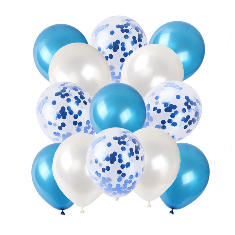 13 buc. 12 inch baloane confetti din aur roz baloane alb din latex decoratiuni pentru petrecerea de nastere copii baby shower globuri aniversare