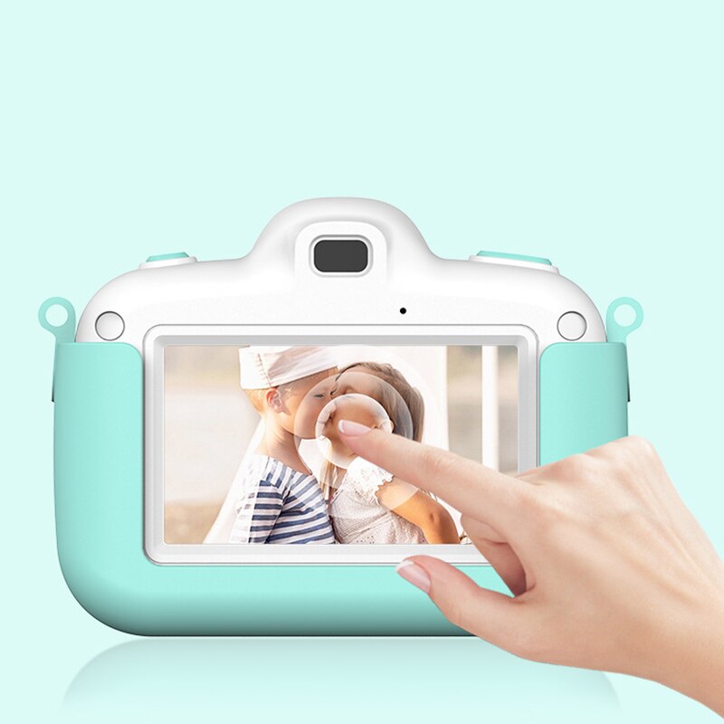 Kids Digital Camera Children Selfie Cartoon Video Recorder Camcorder 3 inch Press Screen 18.0MP with 16G TF Card for Girls