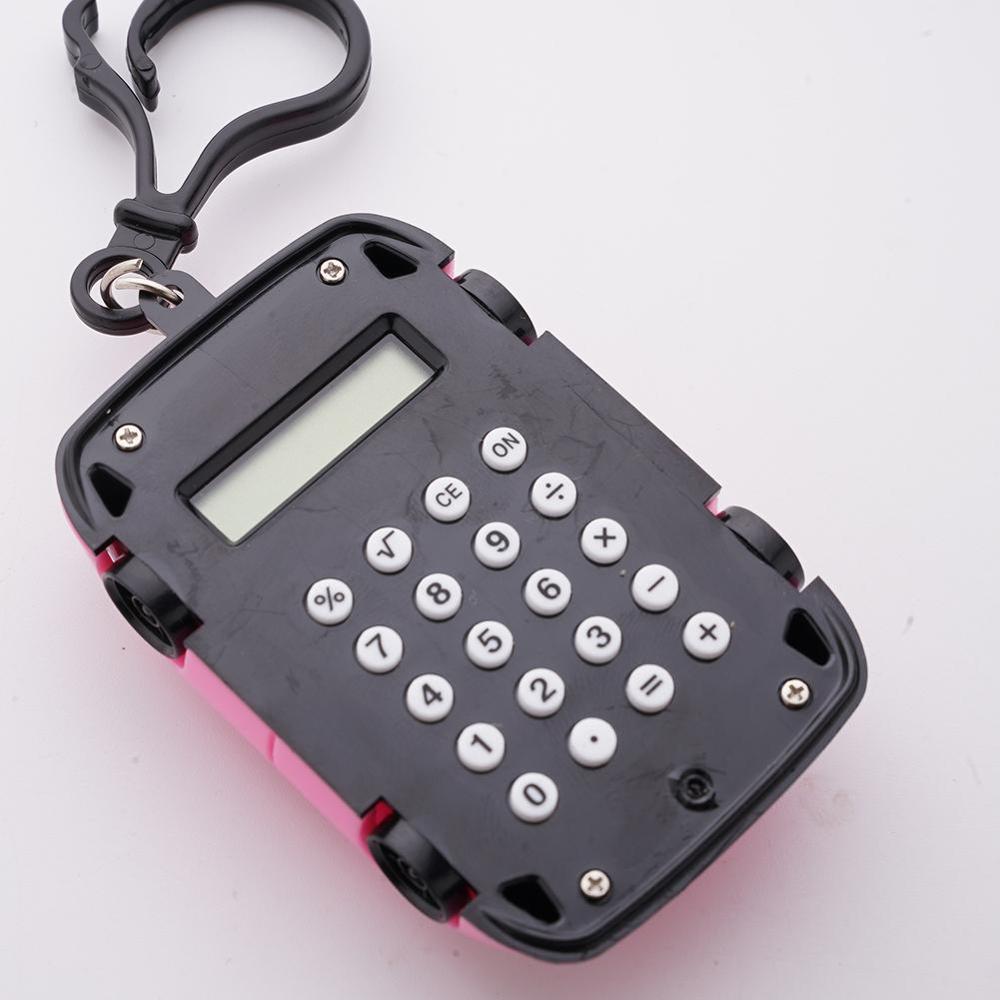 Multifunctionele Auto Vorm Mini Rekenmachine Chronograaf Datum Display Computer Kids Kinderen LED Elektronische Digitale