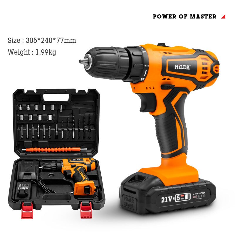 Mini 2V 16V 20V Wireless Power Driver Drill Driver Screwdriver Electric Screwdriver Set DC Lithium-Ion Battery Electrical Tools