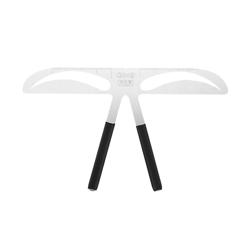 Makeup Eyebrow Tool Eyebrow Tatoo Shaper 3-Point Positioning Balance Ruler Eyebrow Stencil