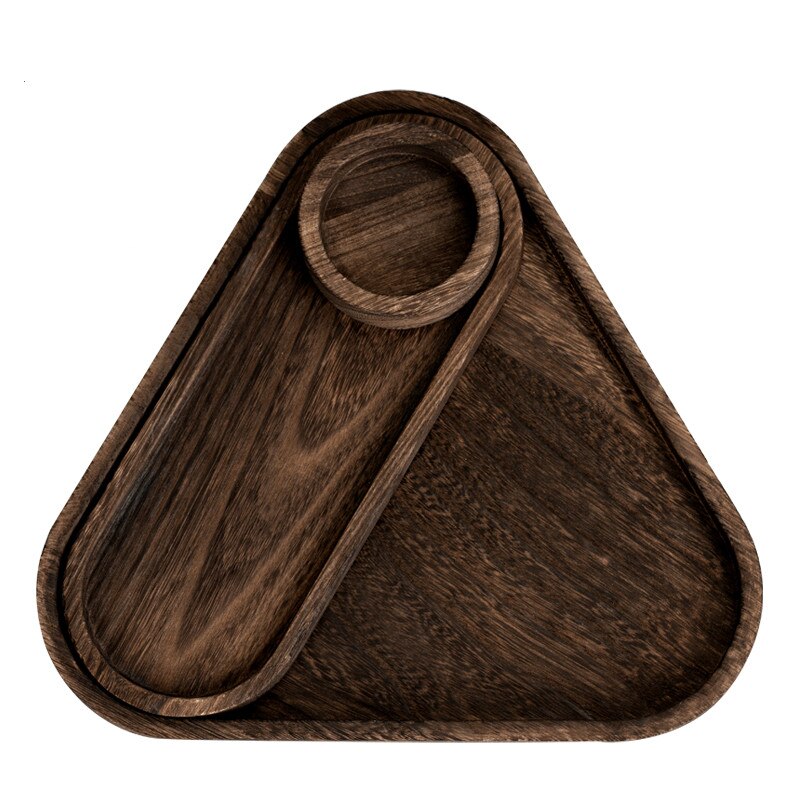 Holz Tablett Für Tee/Obst/Dish Wein Und Snack Platte Hause Kreative Geschirr Set Freundliche Dienen Ablage kreative