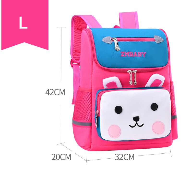 Leuke Cartoon Konijn Prinses School Rugzak Voor Meisjes 3 Maten Primaire Schooltassen Kids Travel Rugzakken Mochila Escolar