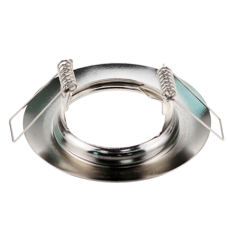 10 stk. rund metal indbygget led-loftarmatur downlightramme  mr16 gu10 armaturhusarmatur til spotlight