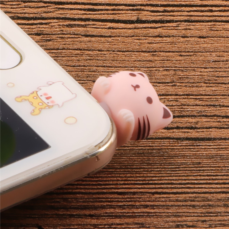 Siancs cat 3.5mm matkapuhelimen kuulokeliitäntä pölypistoke puhelimen tarvikkeet iphone 6 :lle android-älypuhelin söpö pölynsuojapistoke