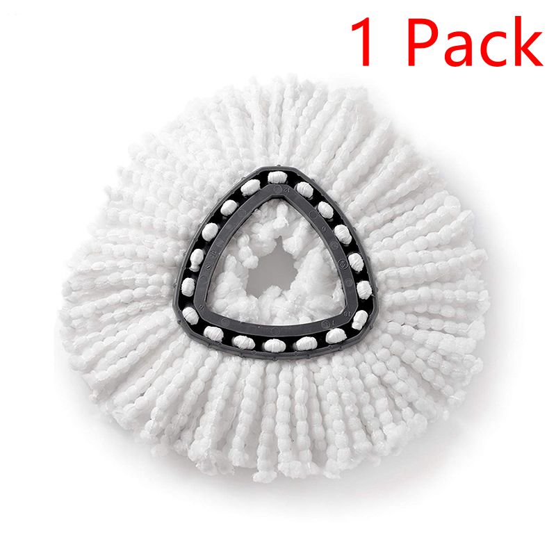 1/3/5PCs Microfiber Mop Clean Refill Replacement Head For Vileda Easy Mop Home Cleaning Tools Mop Accessories: 1 pack White